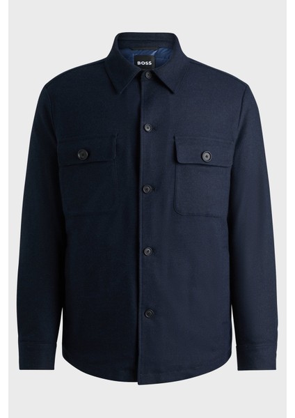 Yünlü Regular Fit Düz Yaka Erkek Ceket 50527888 405 indirimleri