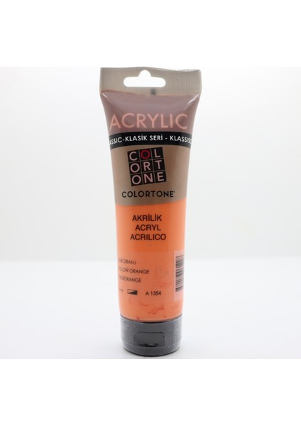 Artist Colors Klasik Seri Akrilik Boya 120 ml ''sarı Oranj''