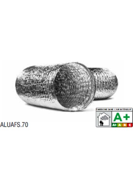 Aluafs 70 127MM Aluminyum Flexıble Hava Kanalı