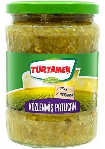 Türtamek Közlenmiş Patlıcan 520 gr 4 Lü