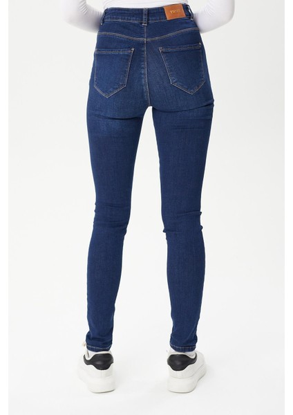 Kadın Pantolon Selin 9259-13 Dark Blue