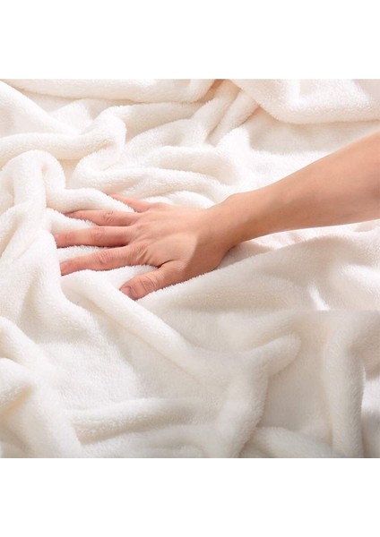 Deluxe Wellsoft Battaniye Krem Çift Kişilik 200X220 cm indirimleri