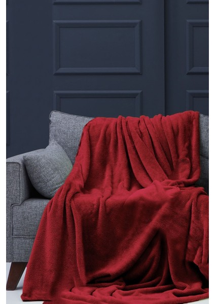 Deluxe Wellsoft Battaniye Bordo Çift Kişilik 200 x 220 cm fiyatları