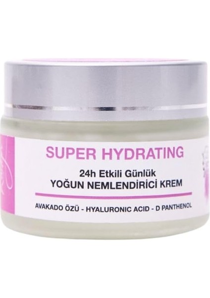 Süper Hydrating Yoğun Nemlendiricili Cilt Bakım Kremi