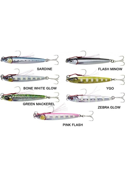 3D Jig Minnow 5 gr 4,6 cm Suni Yem