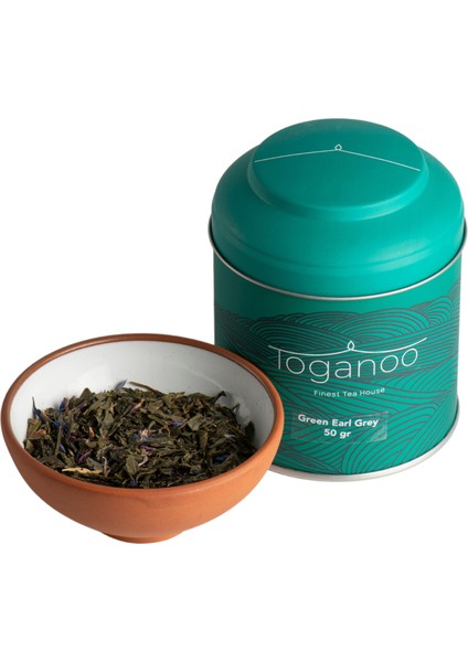 Toganoo Tea Green Earl Grey Bergamotlu Yeşil Çay 50 gr