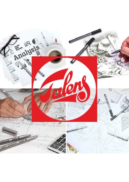 Teknik Çizim Kalemi Pigment Fineliner Kalem Siyah 03 0.35MM fiyatları