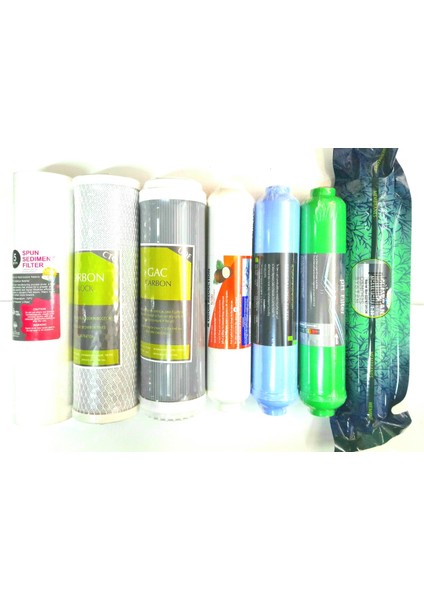 Su Arıtma Filtre Seti 7 Li Çift Karbon Platınum Mineral Alkali fiyatları