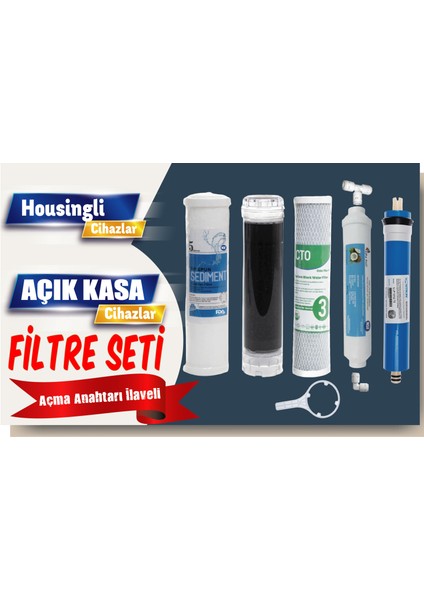 Ihlas Aura Cebilon Uyumlu Su Arıtma Cihazı Filtre Bakım Seti fiyatları