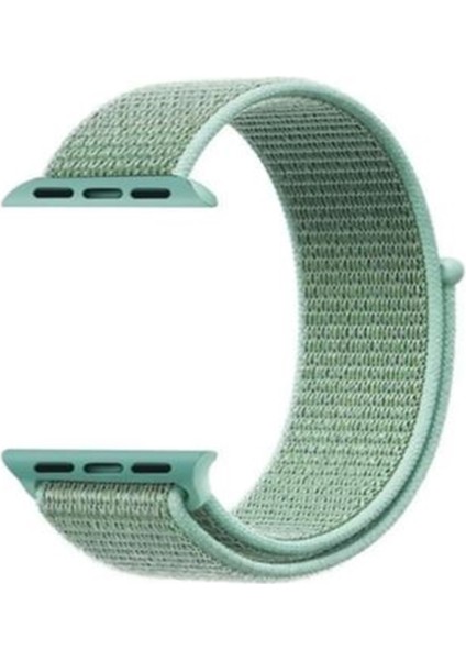 Apple Watch 4/5 40MM Kordon Kayış Kumaş Cırtlı