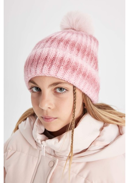 Kız Çocuk Degrade Ponponlu Bere C7645A824WN