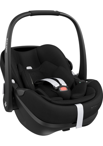 Pebble Slidetech Tam Yatabilen 0-13 kg Ana Kucağı ve Oto Koltuğu Twillic Black