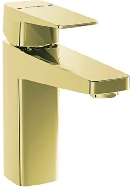 Root Square Lavabo Bataryası L Soft Altın A4273174