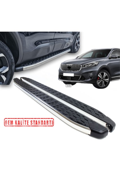 Sorento 2014 2020 Araca Özel Blackline Yan Basamak