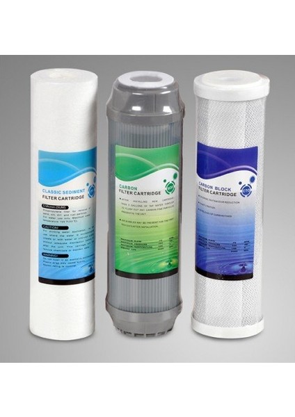 Filtreler Su Arıtma Cihazı Su Arıtma Cihazı Filtresi 3'Lü Set fiyatları