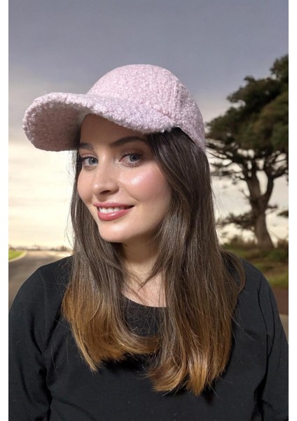 A0004 Kumaş Pembe Cap Şapka