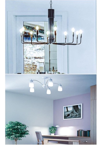 4,9W (40W) LED Mum Ampul Beyaz 6500K - E14 Duy fırsatları