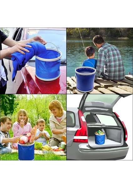 Protackle Katlanabilir Balıkçı Kovası 9 lt Mavi indirimleri