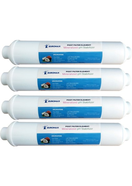 Reverse Osmosis Tezgahaltı Su Arıtma Cihazı Tatlandırıcı Son Karbon Filtre 25'li