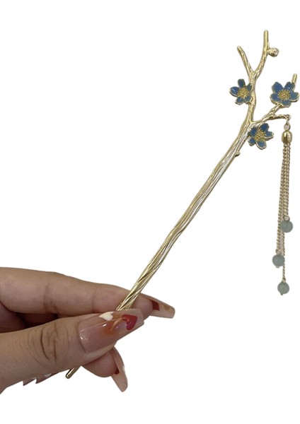 Antika Çiçek Retro Saç Tokası (Yurt Dışından)