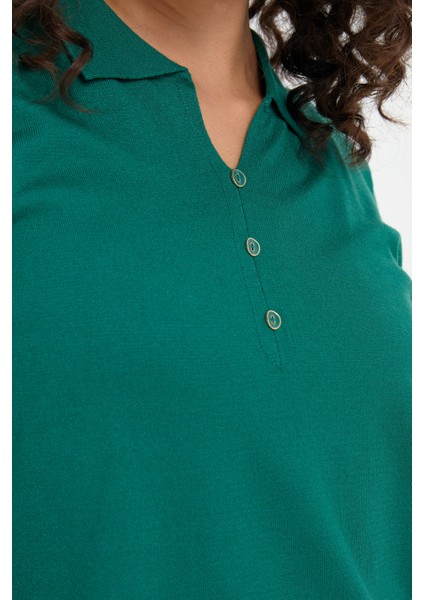 Kadın Polo Yaka Yanı Yırtmaçlı Kazak Ö.başı indirimleri