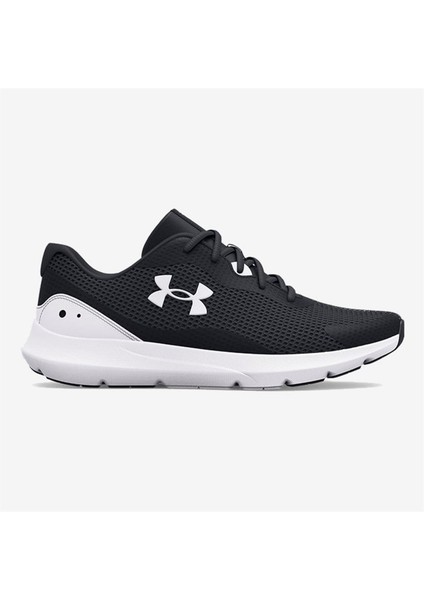 Under Armour Ua Surge 3 Siyah-Beyaz-Beyaz Erkek Koşu Ayakkabısı