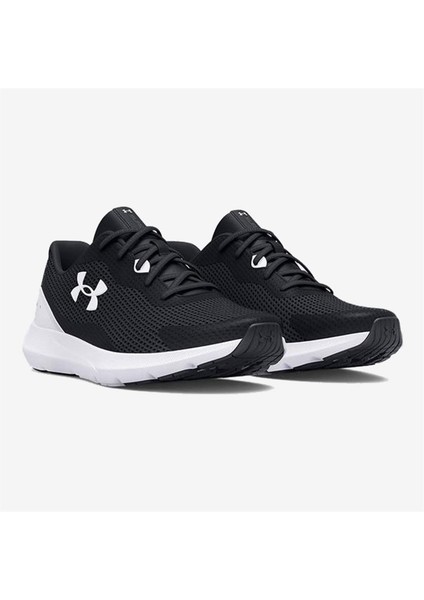 Under Armour Ua Surge 3 Siyah-Beyaz-Beyaz Erkek Koşu Ayakkabısı