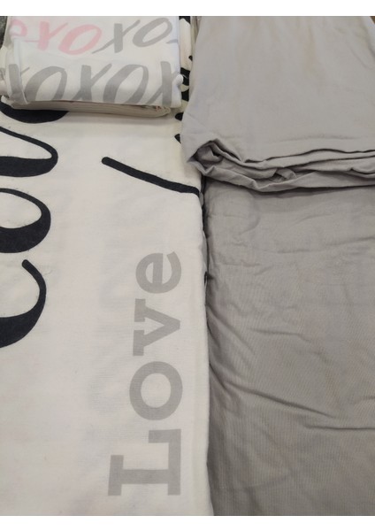 Flanel Pazen Çift Kişilik Nevresim Takımı Love