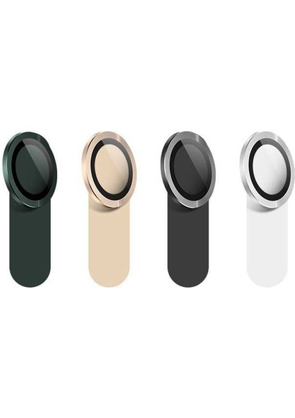 Apple iPhone 13 Mini Metal Kenarlı Cam Siyah Kamera Lensi Koruyucu modelleri