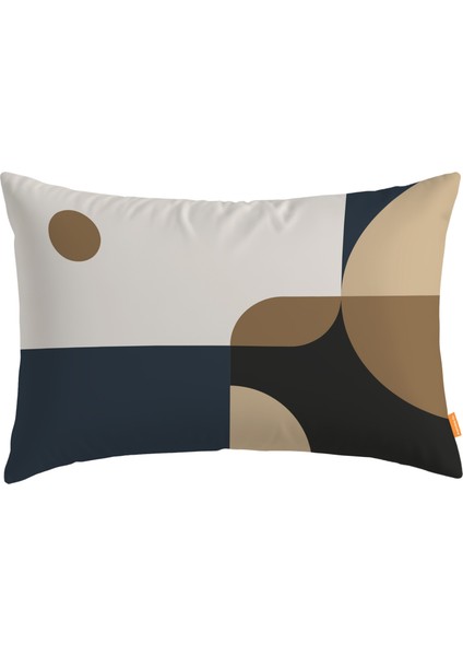 Retro Dikdörtgen Kırlent Kılıf Ds5