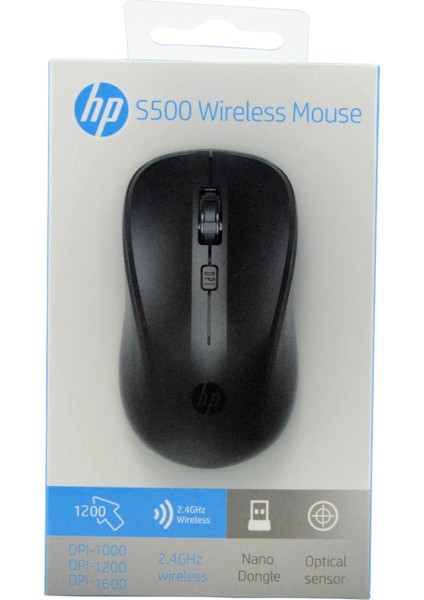 S500 Wireless Mouse 1600 Dpı 2.4ghz USB Dongle Bağlantı Kablosuz Fare 7CH4325CDZ fiyatları