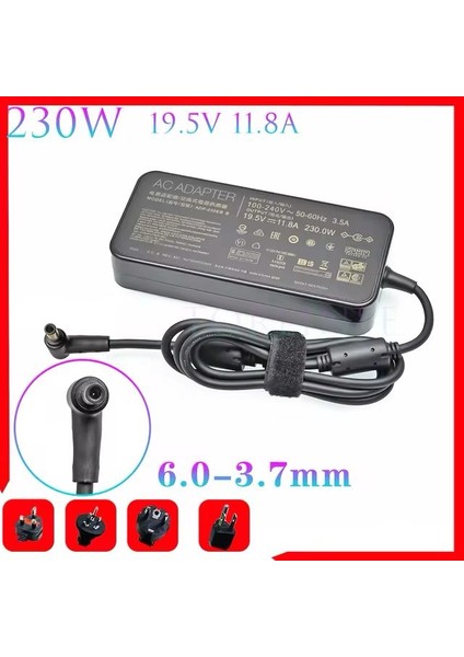 Asus Aero 15-Y9-4K80P Aero 15-X9-RT4K5MP Oyun Laptop Adaptörü 19.5 Için 230 V 11.8A ZX8-CR5S1 W Şarj fiyatları