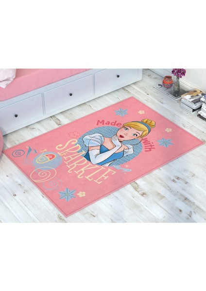 Lisanslı Disney Cindrella Sparkle Halı ( 80 x 120 cm )