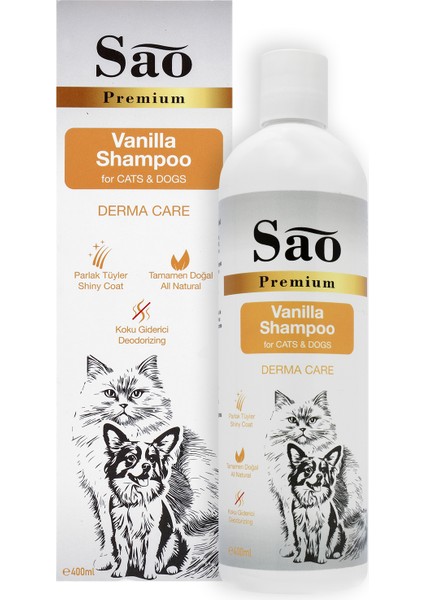 Sao 400 ml Shampoo Vanilya