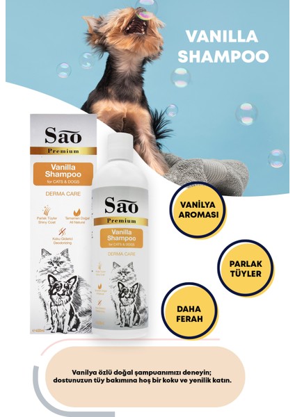 Sao 400 ml Shampoo Vanilya modelleri