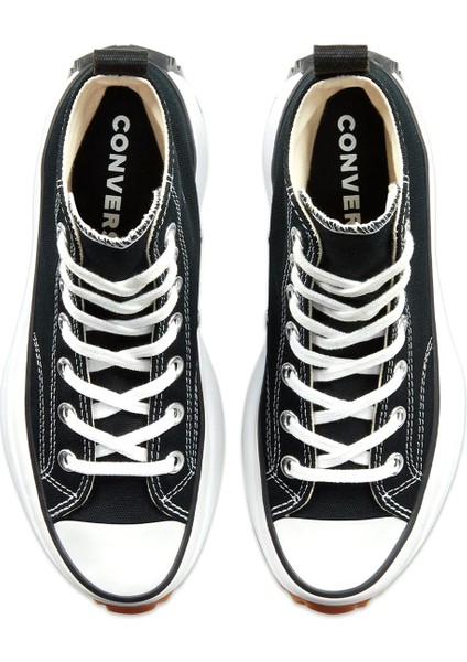 Run Star Hike Canvas Platform Kadın Siyah Sneaker Ayakkabı 166800C modelleri