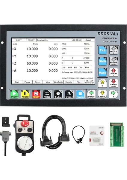 Ddcs V4.1 Cnc Kontrol Ünitesi 4 Eksen + El Çarkı