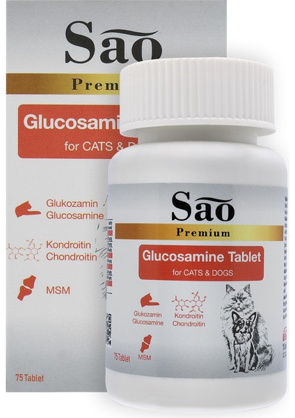 Glukosamın Tablet 75 Tablet Kedi ve Köpekler İçin Eklem Destekleyici Takviye fiyatları