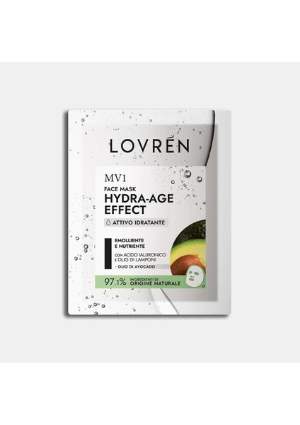 Mv1 Hydra-Age Effect Face Mask Kağıt Yüz Maskesi