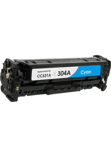 Hp Uyumlu CC531A,CE411A,CF381A Mavi Toner