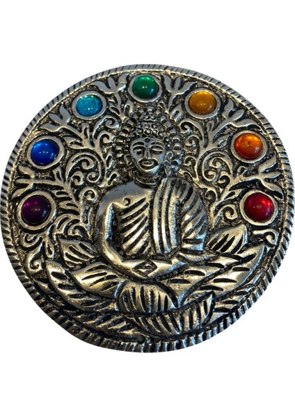 Yuvarlak Metal Buda Tütsülük