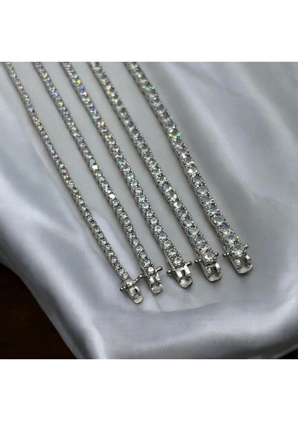 925 Ayar 2 mm Gümüş Su Yolu Bileklik