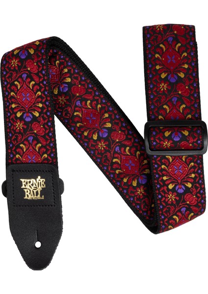 Ernie Ball Crimson Royal Bloom Jacquard Gitar Askısı