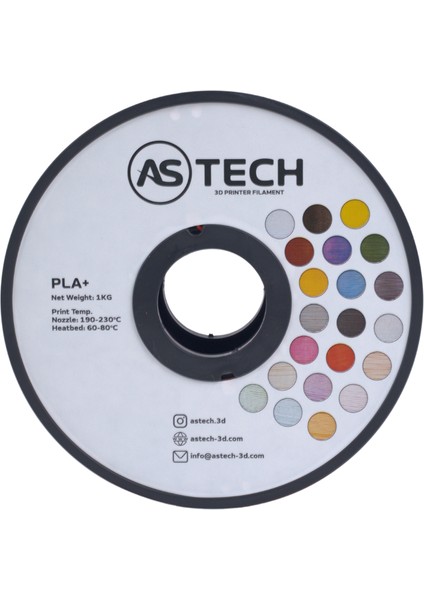 As Tech 3D Pla+ Turuncu Filament 1,75 Mm. - 1 Kg.