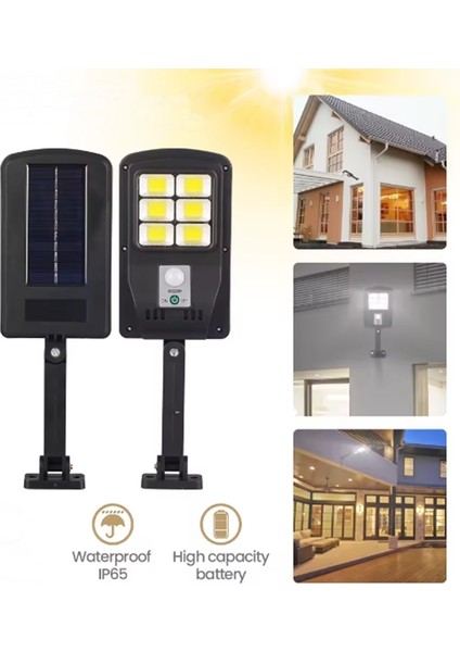 CL-180 Solar Güneş Enerjili Sokak Lambası Bahçe Armatürü Aydınlatması 3 Modlu 6 Cob Ledli 30CM Yükseklik fiyatları
