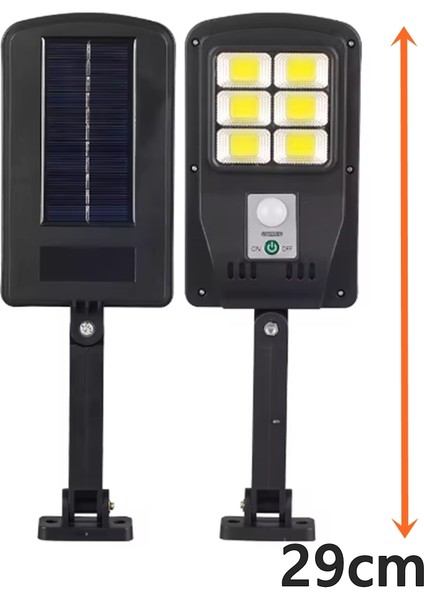 CL-180 Solar Güneş Enerjili Sokak Lambası Bahçe Armatürü Aydınlatması 3 Modlu 6 Cob Ledli 30CM Yükseklik modelleri