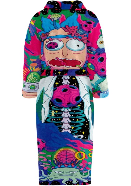 Rick And Morty Cozy Bornoz