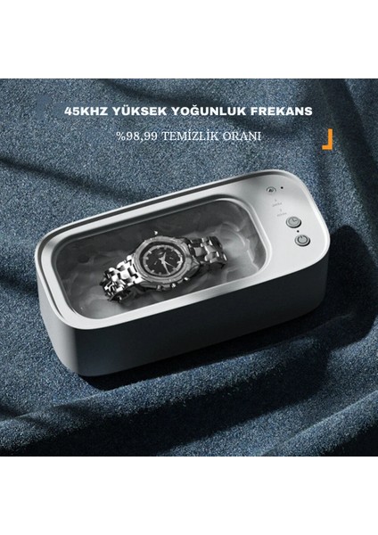 Taşınabilir Ultrasonik Temizleme Makinesi Yüksek Frekanslı Titreşimli Temizleyici Lekeleri Çıkarmak Takı Saat Gözlük Çatal Kaşık Hijyen Makinesi fırsatları