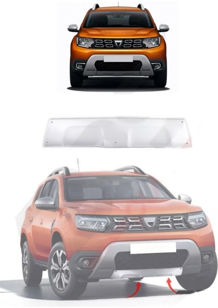 Dacia Duster Sadece Ön Difüzör 2018 Ve Üzeri Yıllar