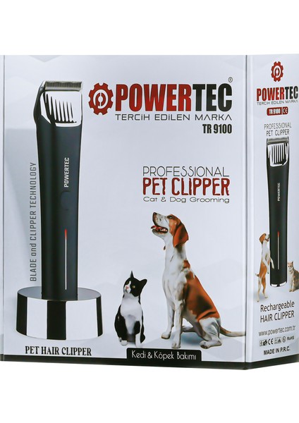 TR-9100 Kedi Köpek Traş Makinesi